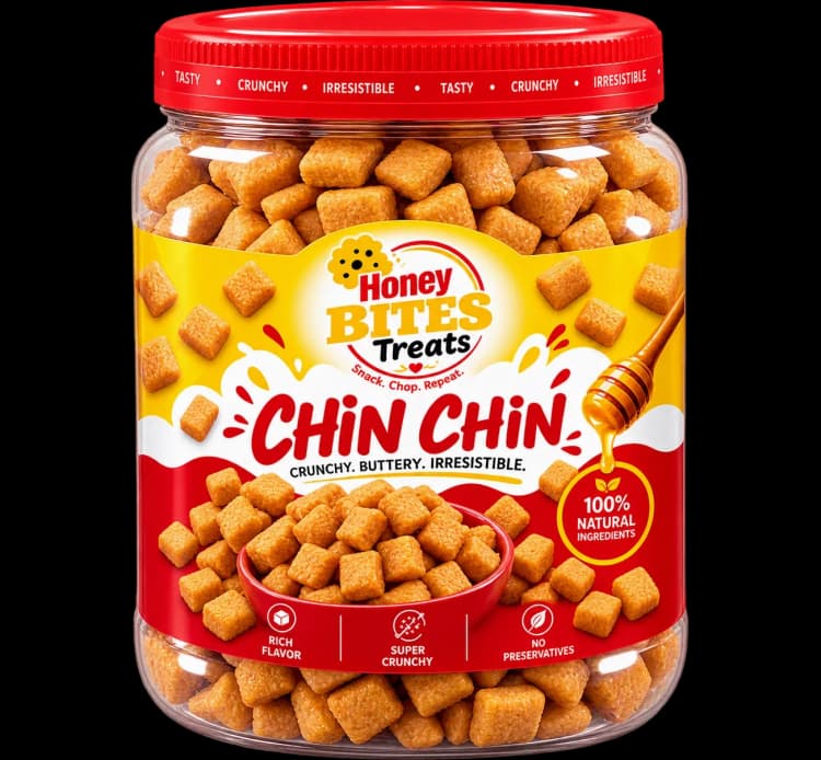 Honey Bites Treats Chinchin - Jar