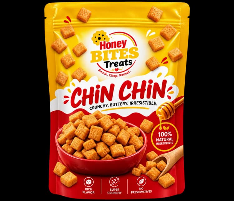 Honey Bites Treats Chinchin - Pouch