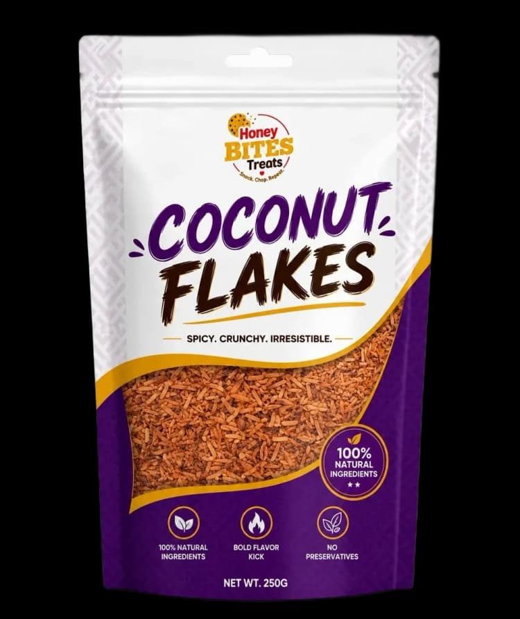 Honey Bites Treats Coconut Flakes - Jar